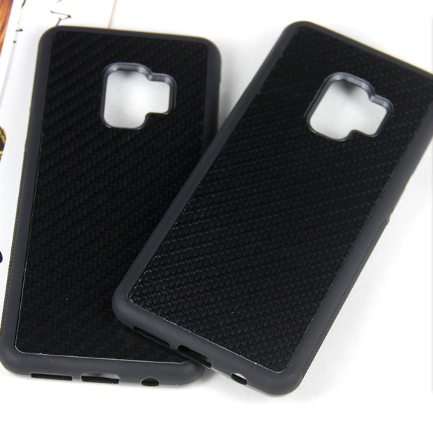 TPU material with Carbon fiber design for Samsung S9 Plus, best protective phone cover