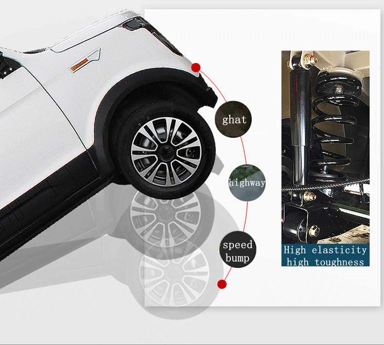 Customized Leather Electric Pickup Truck with 1500W Motor and 8-10 Hours Charging Time