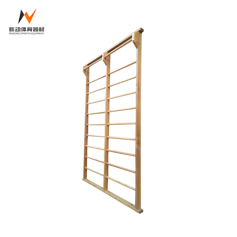 Customized Home Gymnastics Wall Bars Equipment Stall Ladder Bars with Customized Logo