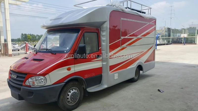 China Popular Gasoline Engine Mobile Catering Food Van