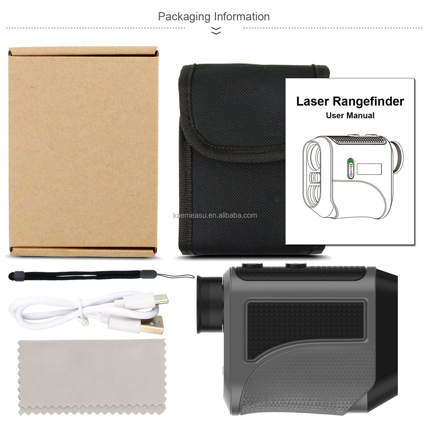 F600m Golf Rangefinder Slope Flag Lock Lightweight Laser Meter for Professional Golf Use