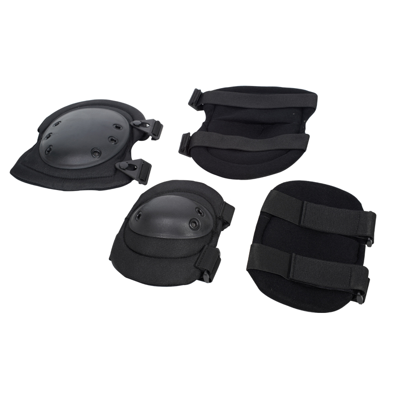 Sports Safety Function Heavy Duty EVA Knee Elbow Pad with Adjustable TPE Foam Padding