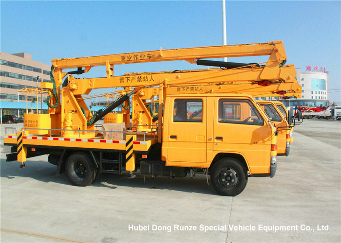 JMC 14-16m 4x2 Double Cabin Aerial Platform Truck For High Operation Working