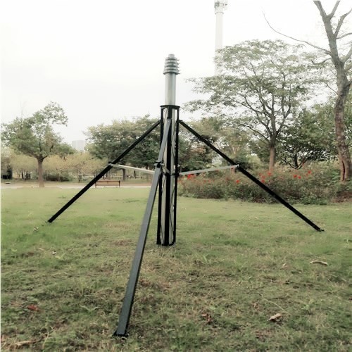 Surveillance Integrated 6063 Aluminum Telescopic Mast Pole