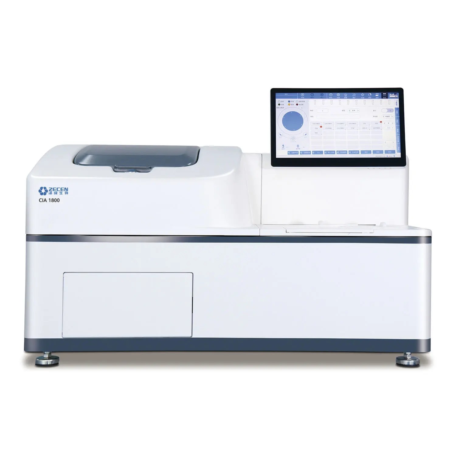 Zecen 220T/H CLIA Immunoassay Analyzer Reagents For Clinical Diagnostic 60 Sample Positions