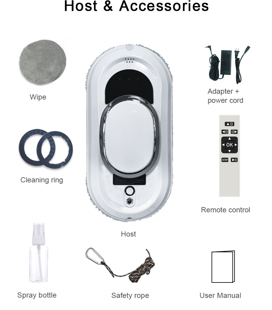 Huidi HCR-01 Intelligent Robot Vacuum Cleaner 80W Power for Household Cleaning Safety