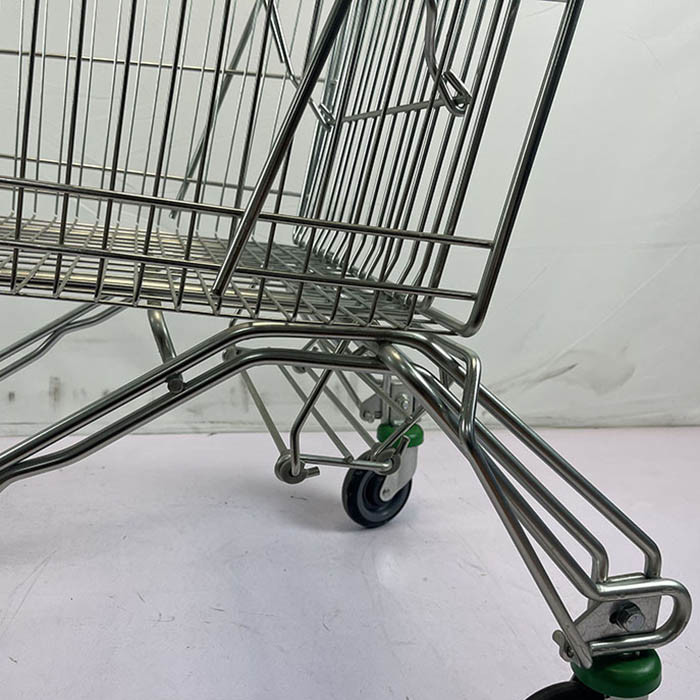 Q195 210L Russian Trolley Asian Standared Type Supermarket Shopping Cart Grocery Shopping Trolley
