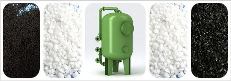 Activated Carbon Mechanical Waste Water Filter Machine for Sewage Clarifier 6*10M Size