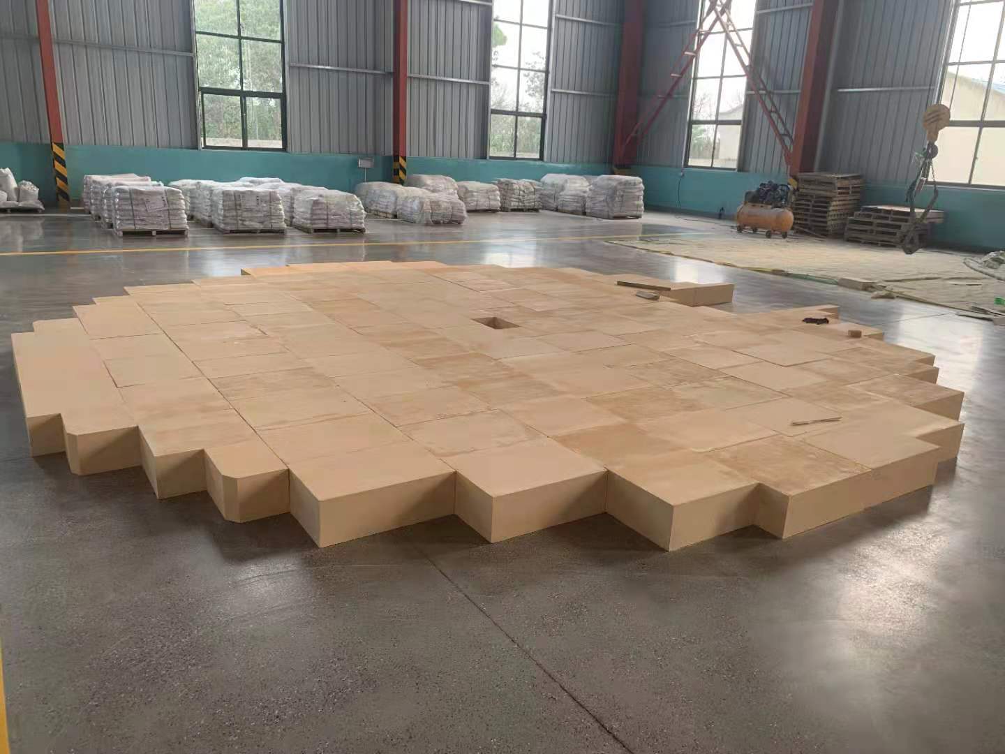 33% SiO2 65% ZrO2 High Density Zircon Brick for Glass Furnace Front Wall and Superstructure