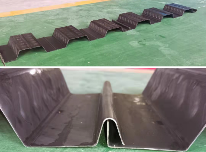 Overlapping of the metal decking part