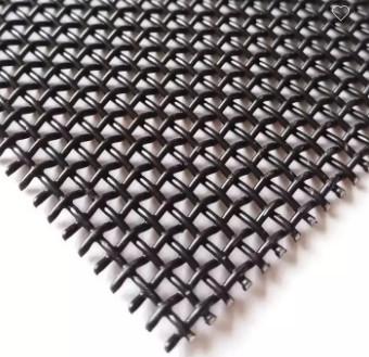 Black Powder Coated Security Door Mesh 316 304 Marine Stainless Steel