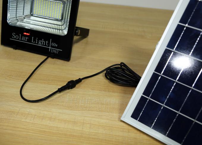 60W Solar Powered Flood Lights / Outdoor Wall Washer Lamp Reflector 220V Lighting