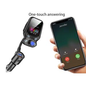 1.77inch Screen Bluetooth Car Kit FM Transmitter Wireless Radio Adapter 93g