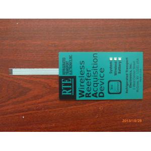 China Custom Made PCB LED Membrane Switch Panel With Flat Cable 250V DC on sale