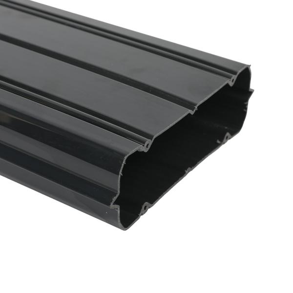 Heavy Duty PVC Raceway Cover black cable trunking Desk self adhesive cable