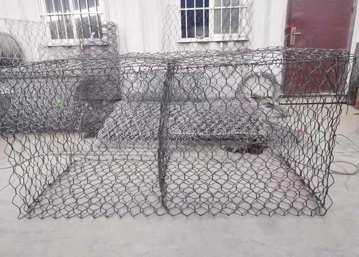 River Construction Galvanised Gabion Baskets Metal Gabion Cages Economical