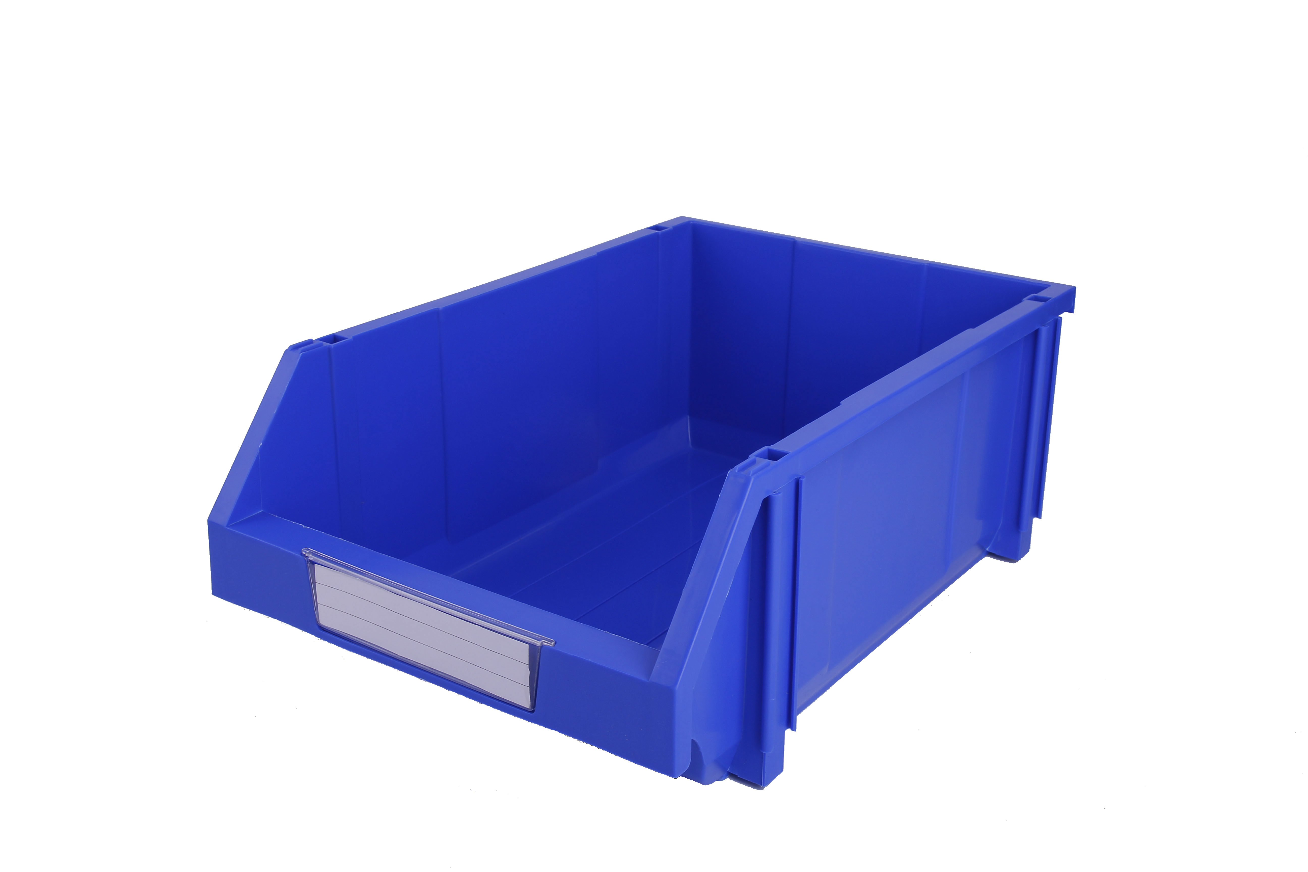 Solid Box Style Plastic Bins for Easy Sorting and Storage in Office or Warehouse