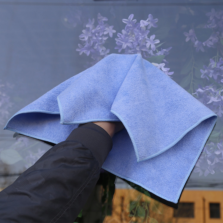 Reusable High Absorbency Custom Microfiber Cleaning Cloth Multi Purpose 30x30cm