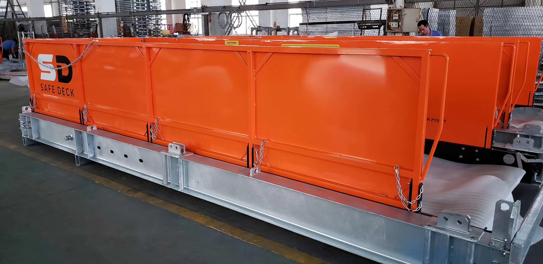 4200mm Width Construction Loading Platforms Retractable Superdeck MLP4200
