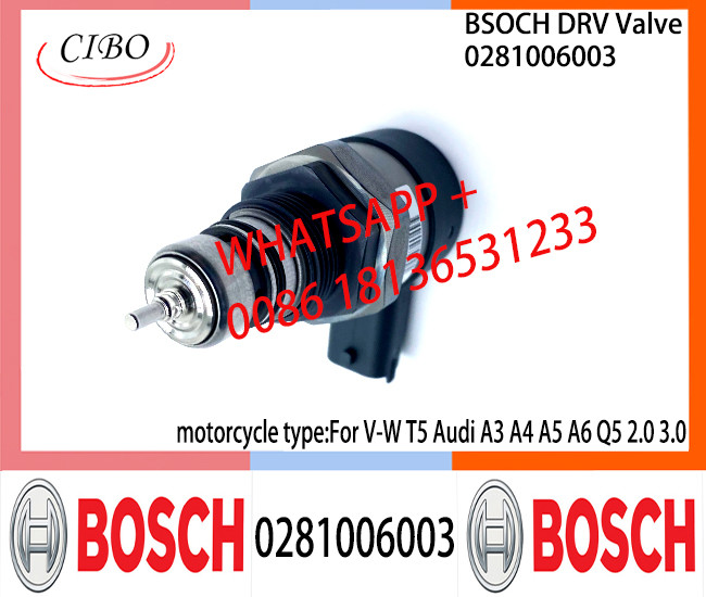 BOSCH DRV Valve 0281006003 Control Valve 0281006003 forV-W T5 Audi A3 A4 A5 A6 Q5 2.0 3.0
