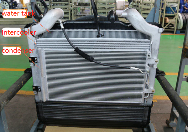 1301010-T45L0 Aluminium Radiator 1301010-T3000 DFAC DONGFENG Dump Truck Spare Parts
