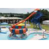 Buy cheap Fiberglass Water Park Slide Single Rider Space Bowl Water Slide 12m Height from wholesalers