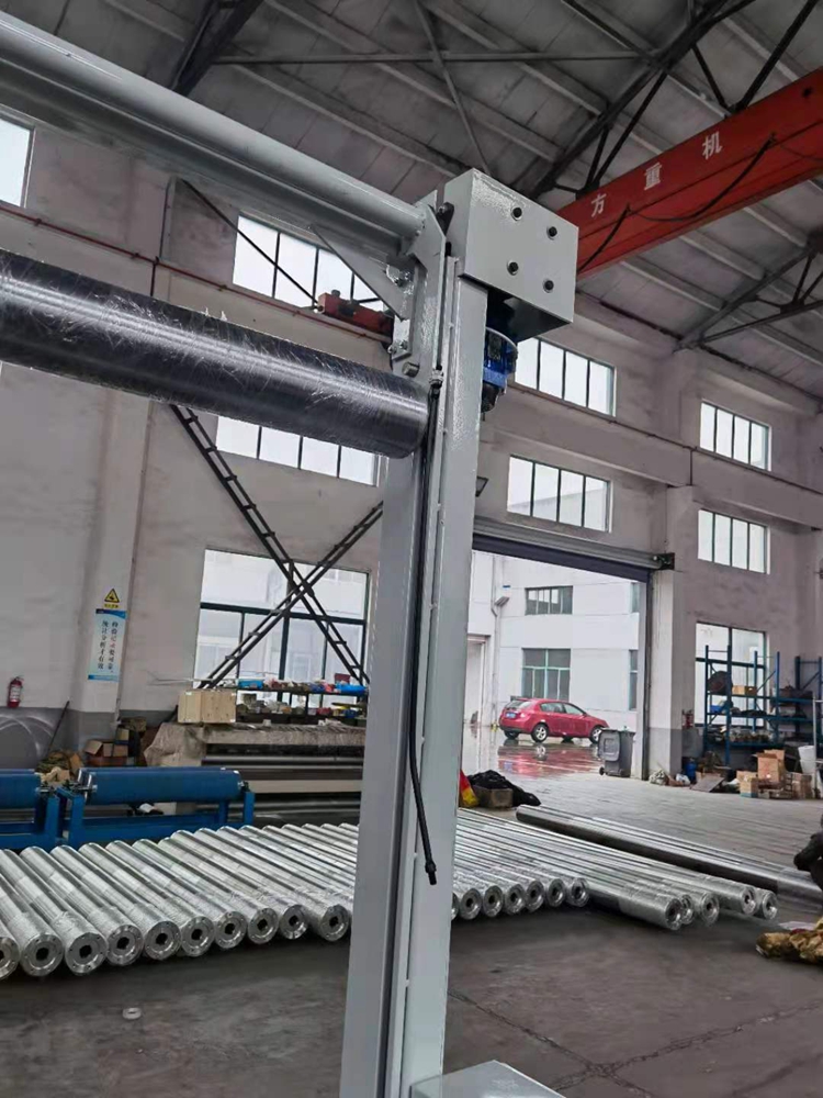 1200mm Roll Fabric Winding Machine For Electric Press Rolling Lift
