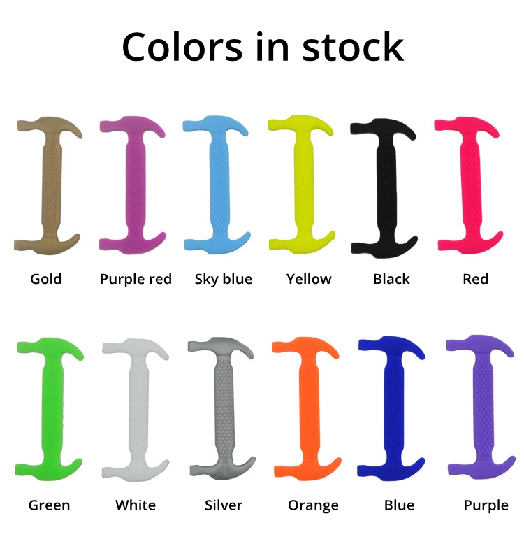 Environment Friendly Silicone Gifts Silicone Shoe Lace Lightweight And Portable