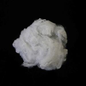 China Solid Recycled Polyester Staple Fibre Matrix Stability PSF Off White 51mm on sale