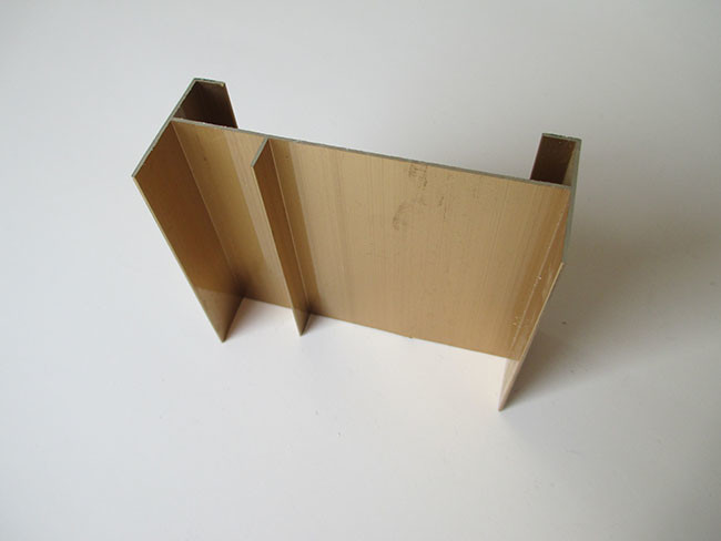 Gold Anodized Kitchen Aluminum Extrusion Profiles For All Aluminum Furnitures