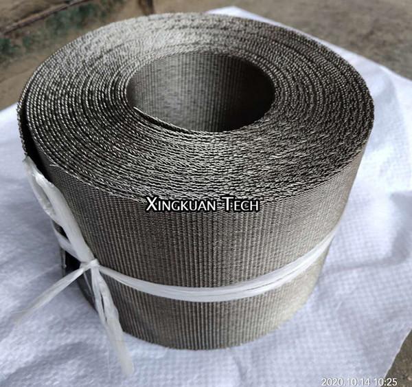 Stainless Steel Continuous Filter Belt Reverse Dutch Weave Wire Mesh Screen For