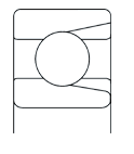 6210-2RS High Precision Deep Groove Ball Bearing Single Row With Low vibration