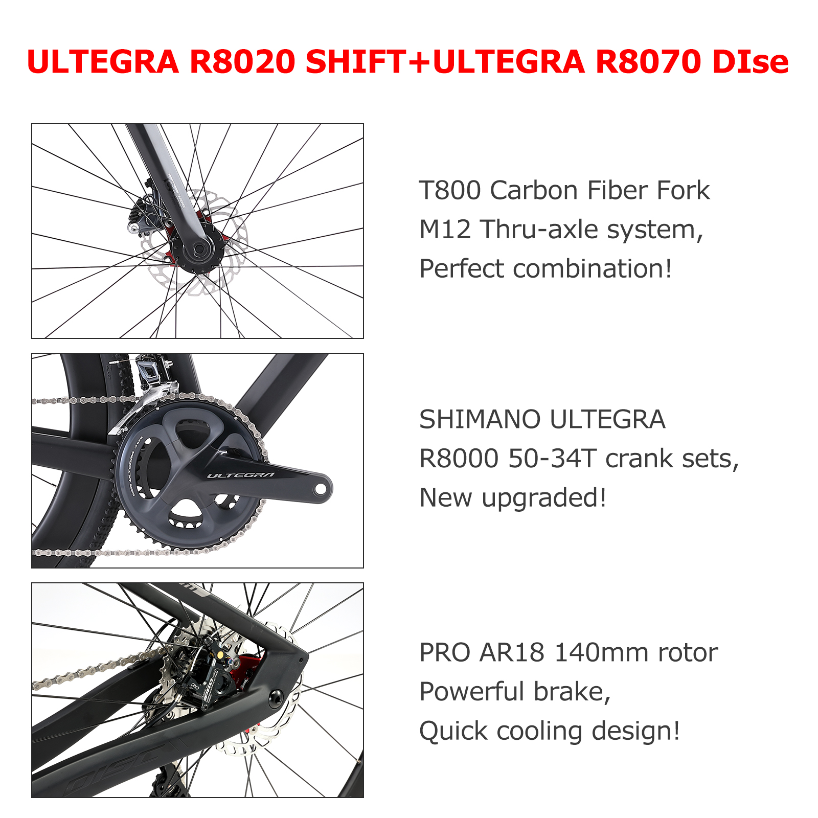 SAVA Carbon Fibre Gravel Bike , 47cm Hydraulic Brakes Road Bike