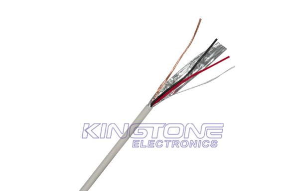 Shielded 0.22mm2 Security Alarm Cable Stranded Conductor for Door Entry Control