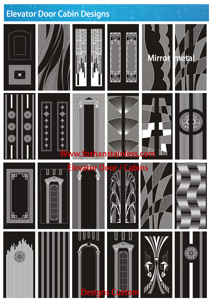 Saudi Arabia Jeddah Riyadh market elevator stainless steel decorative sheet from China manufacturer