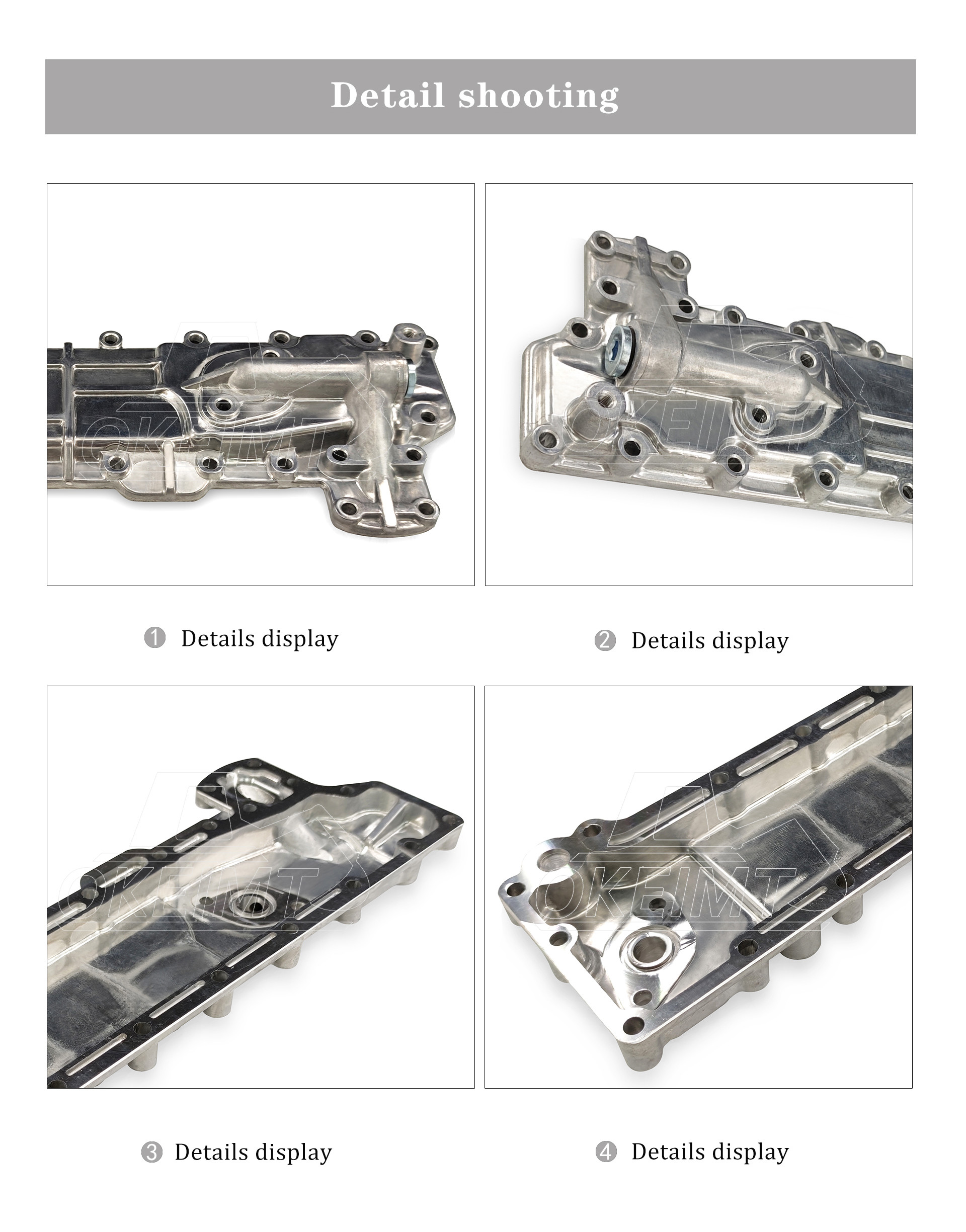 High Quality Engine Oil Cooler Cover for 4BE1 4BC2 4BF1 KS22 OEM 8-94438-371-0 8-94254-916-0