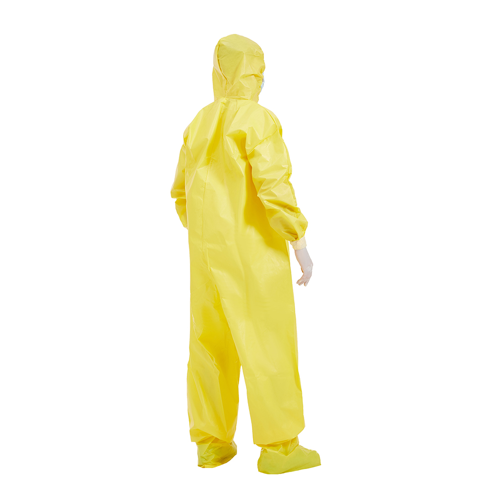 Medical Disposable Protective Coverall Safety Work Wear 75GSM