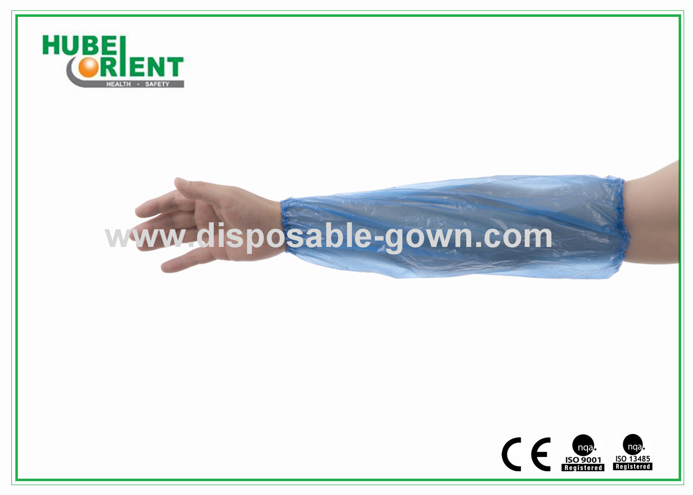 Colorful Free Size Disposable Use PE Oversleeves Factory/Kitchen/Garden Use Plastic Oversleeves