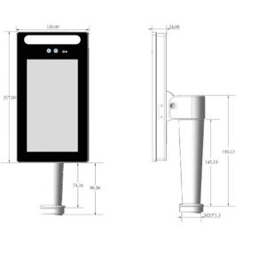 Fast Verification Face Fingerprint Indentification Time Attendance Access Using