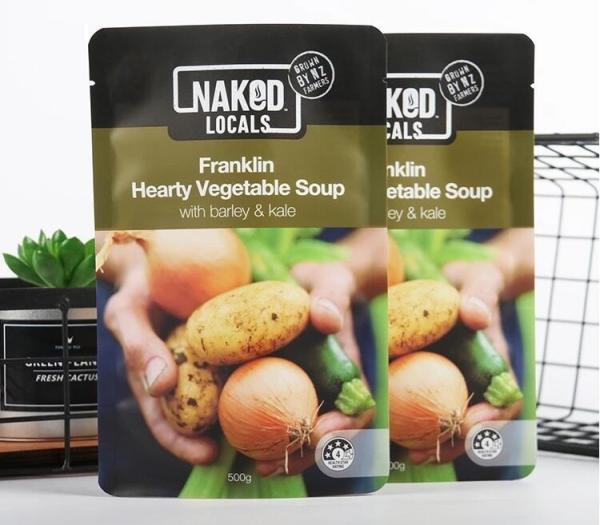 Soup Pouch Bags, ALTERNATIVE DAIRY CO.LISA’SNAKED CUISINEBEAN SUPREMEVEGIE