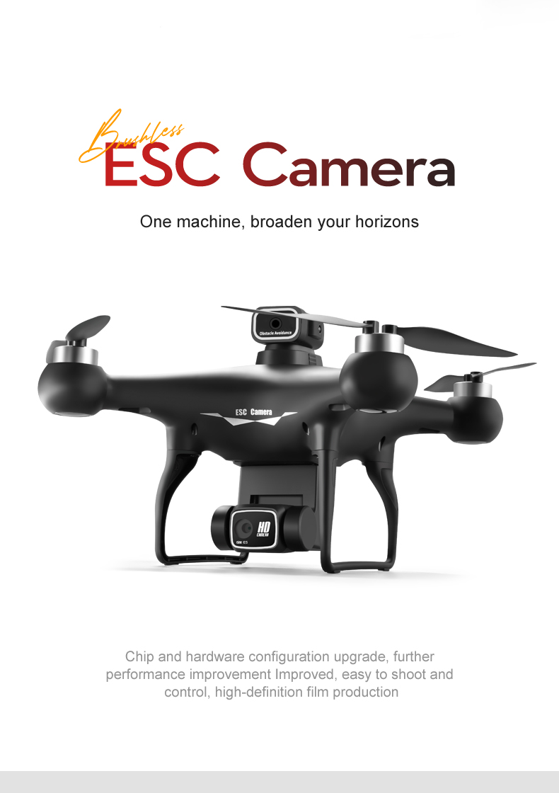 15 Mins Flight Time Professional Fpv RC Quadcopter with HD Dual Camera 2.4G Wifi Obstacle Avoidance and APP Remote Control
