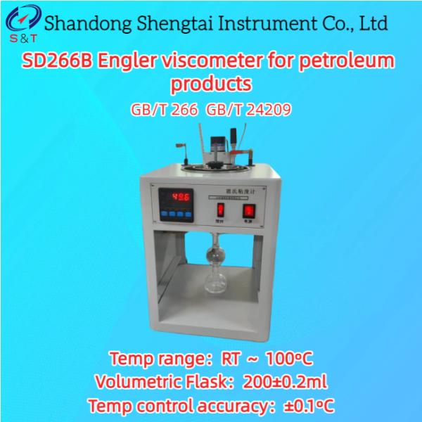 Quality Washing Oil Engler Viscometer RT～100ºC Coal Tar Control Accuracy ±0.1ºC ASTM D1655 for sale