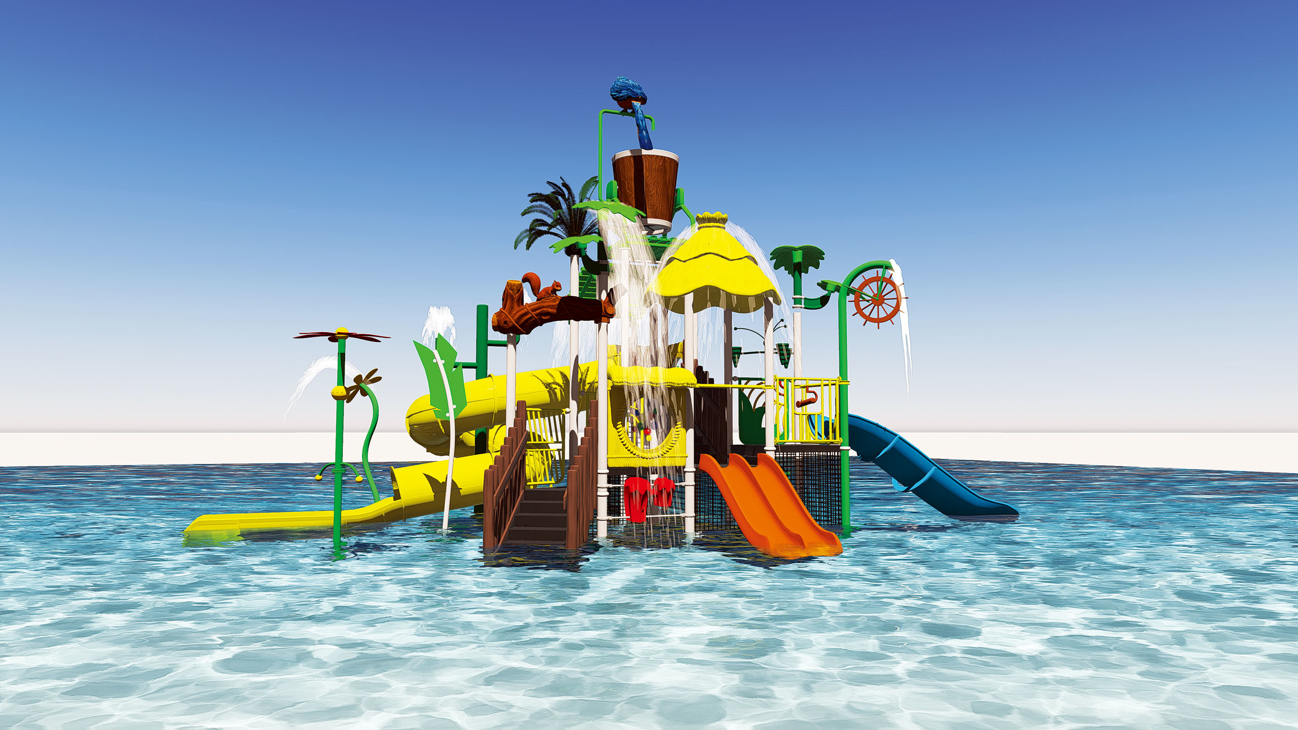 water play equipment, kids water park equipment, water theme park equipment