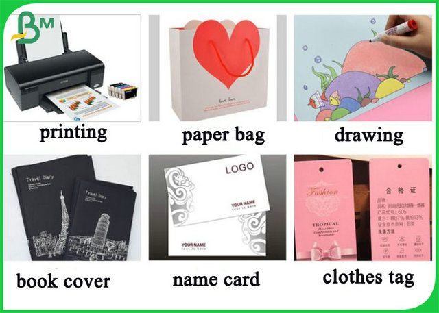 200gsm 220gsm 230gsm Coloured Cardboard Sheet For Clothes Tag Making 