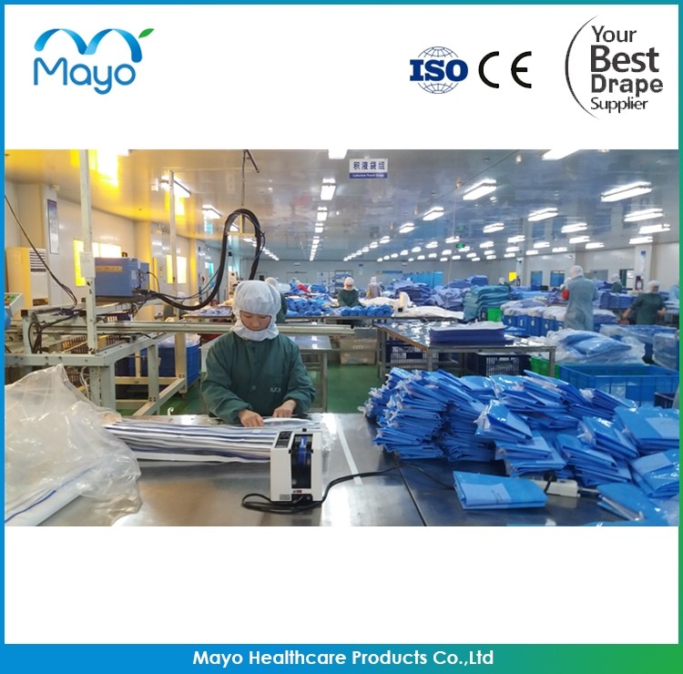 SMS Nonwoven Surgical Drape With Hole Disposable Medical Sterile