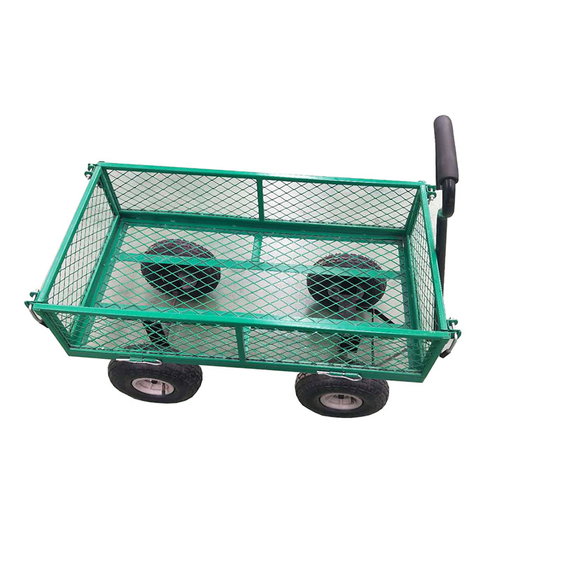 Tools Heavy Duty Utility Garden Lawn Wheelbarrow Trailer with Easy Removal Advantage