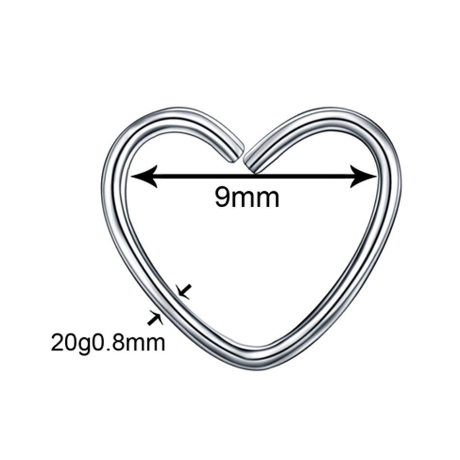 Korean style newest fashion body piercing jewelry stainless steel jewelry nose ring