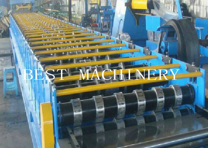 Building Material House Floor Deck Roll Forming Machine With High Working Speed