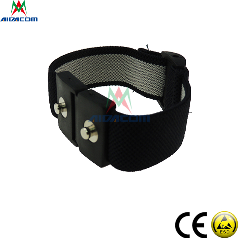 Reusable Anti Static Wrist Straps With Grounding Wire Alligator Clip