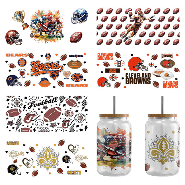 16OZ Sticker UV DTF Cup Wraps Fade Resistant Heat Resistant